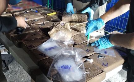 Marina asegura bultos con cocaína en recinto portuario de Manzanillo, Colima; suman más de 200 kilos