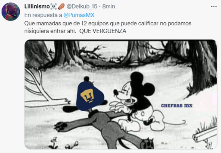 Memes humillan a Pumas tras la derrota ante Puebla que los dejó sin repechaje