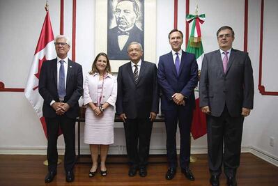 AMLO propone a Canadá mayor inversión, más allá del TLCAN