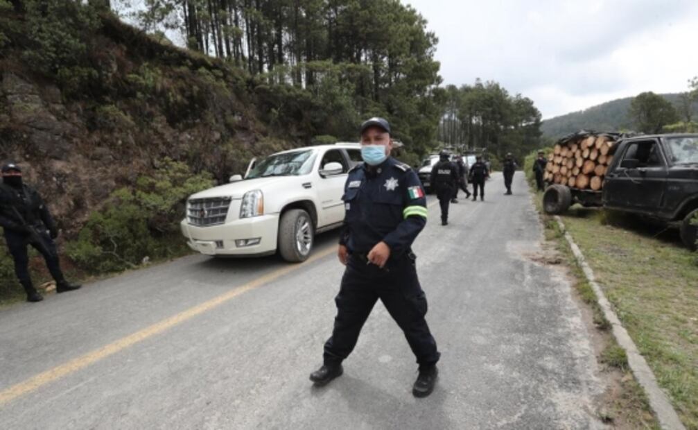 Tablas, polines y vigas, entre lo asegurado tras operativo de tala ilegal en Ocuilan y Otzolotepec, Edomex