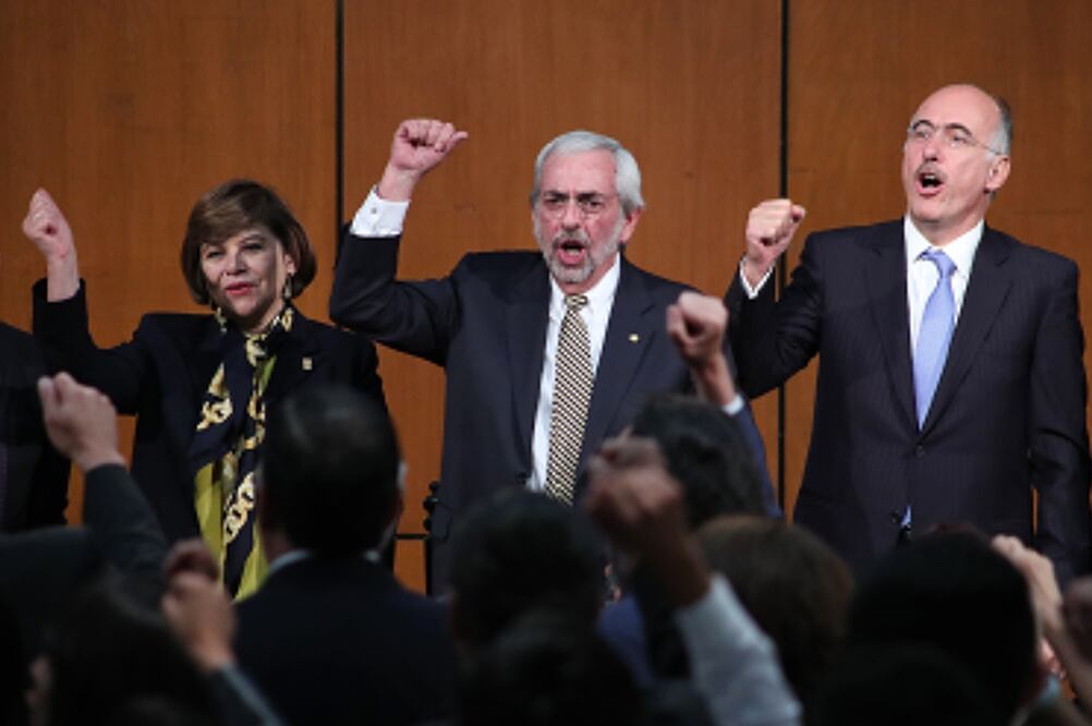 El rector de la UNAM, Enrique Graue Wiechers, destacó que el objetivo es desarrollar los miles de talentos que cambiarán al país. Foto: Ariel Ojeda/El Universal