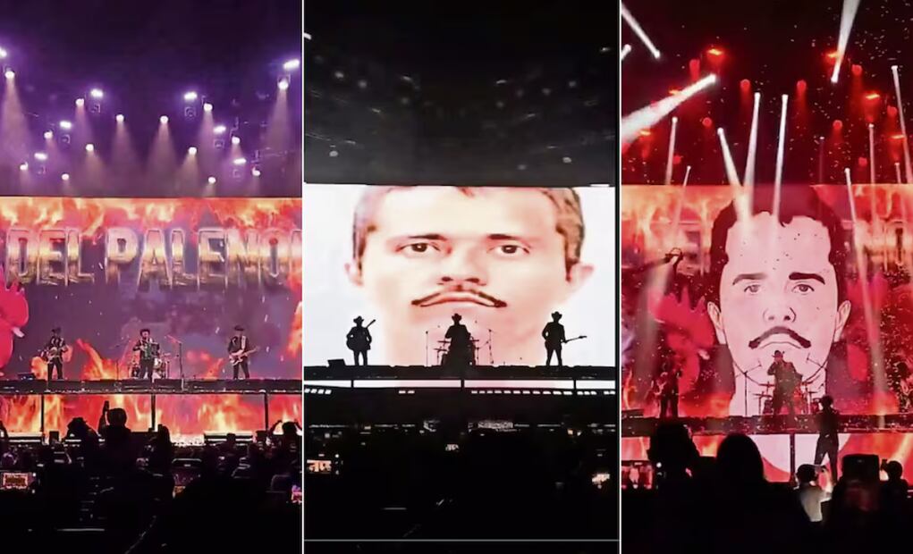 En redes sociales el grupo Los Alegres del Barranco difunde canciones en las que enaltece a un grupo criminal y a su líder. Foto: Tomada de video