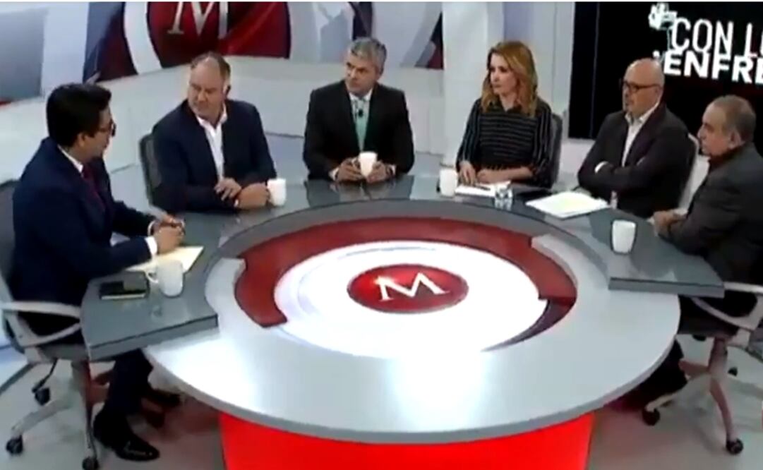 Periodistas de EL UNIVERSAL y Milenio conversaron sobre el inicio de la consulta del Nuevo Aeropuerto Internacional de México y Santa Lucía. Foto: Especial