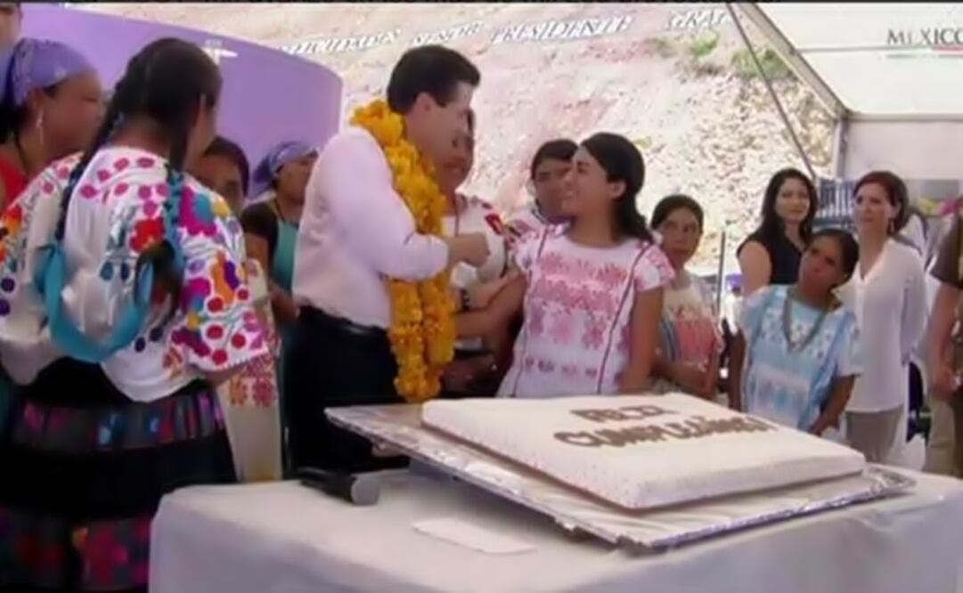 Peña Nieto said that the military comes from the people. (Photo: Courtesy of the Office of the President)