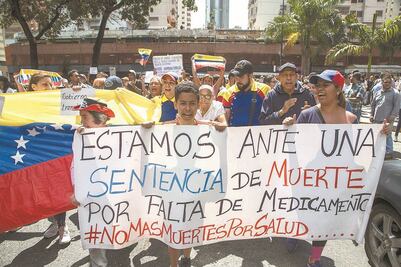 Viacrucis. “El cáncer en Venezuela no es para pobres”