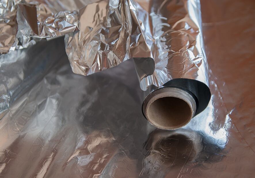 Papel aluminio. Foto: Pixabay