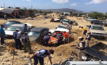 Mil marinos ayudan en BCS tras paso de “Lidia”