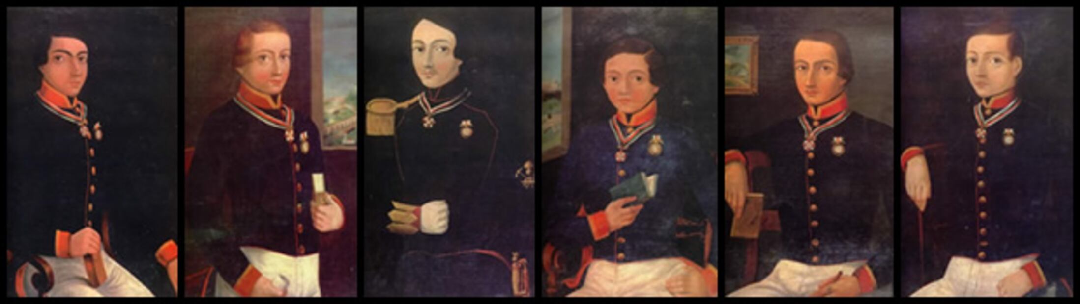 Retrato de los Niños Héroes. Foto: Sedena