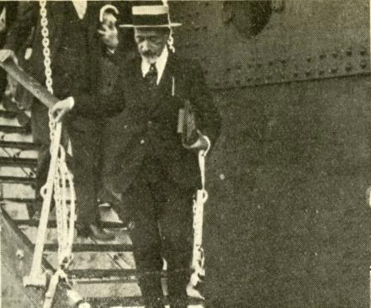 El primer Nobel que visitó México