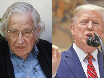 Chomsky llamó criminal a Trump en 2020; hoy lo ve como una "solución a la guerra en Ucrania”