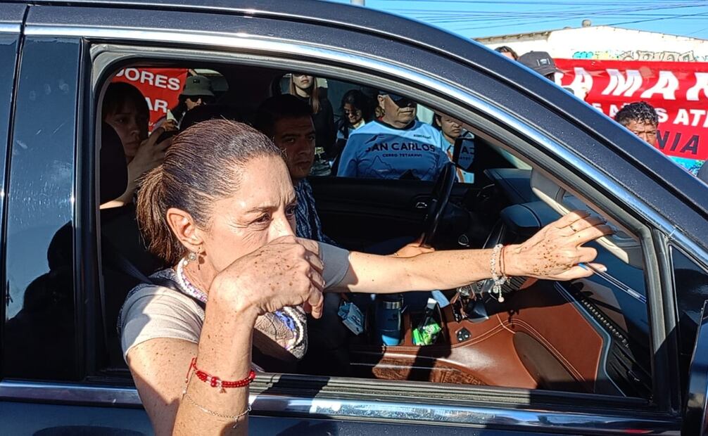 La presidenta de México Claudia Sheinbaum en Ensenada, Baja California. Foto: Especial