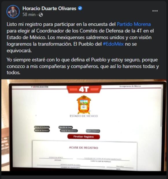 Estos son los contendientes a coordinador de los comités de Morena rumbo a la gubernatura de Edomex