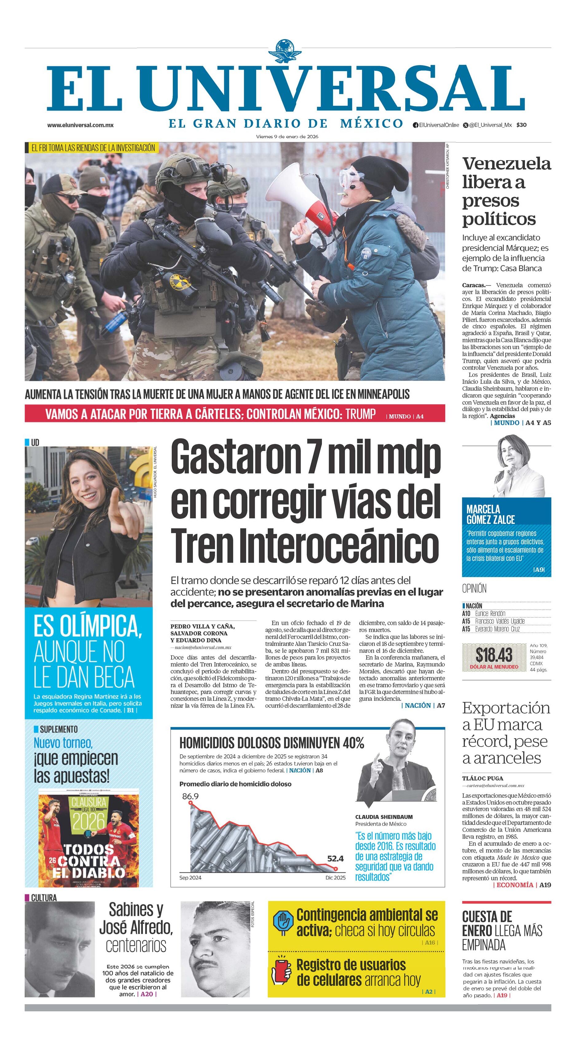 Portada impresa