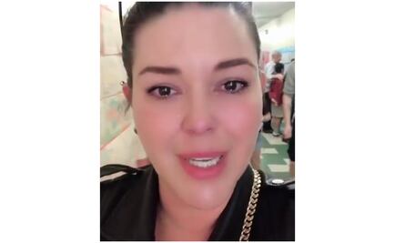 Alicia Machado rompe en llanto por su hija 