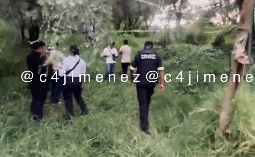 Paraje en donde fueron atacadas las estudiantes de secundaria Foto: Especial