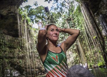 Clavadista mexicana termina tercera en serie mundial