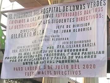 Hospital de Lomas Verdes, a paro