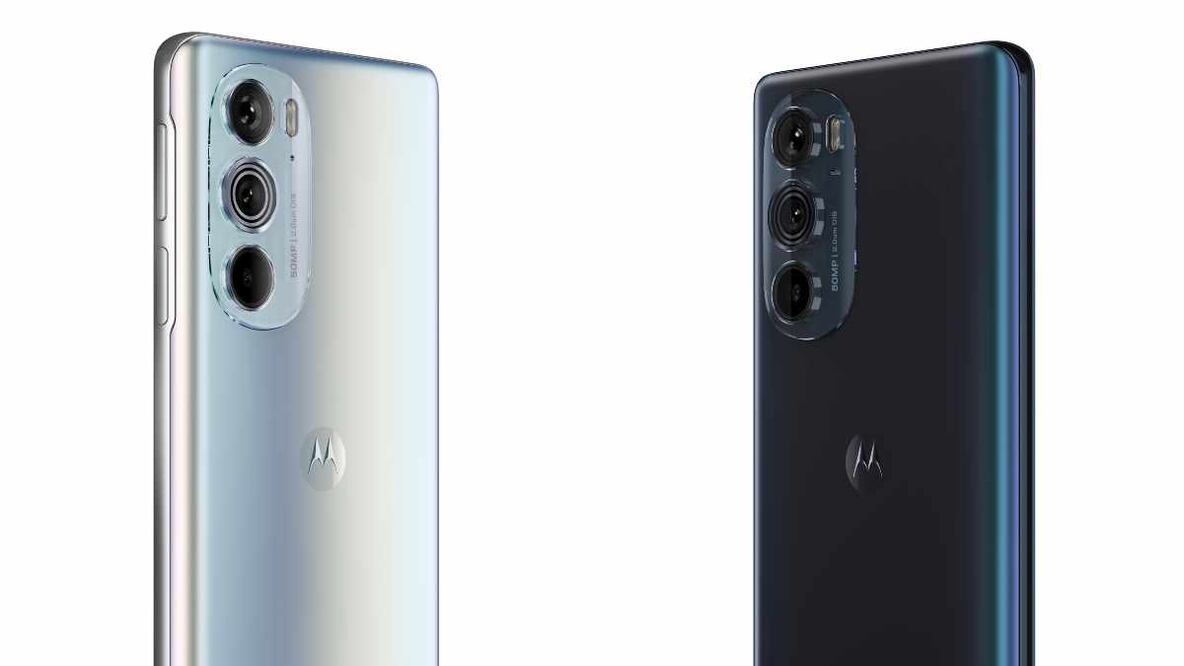 El nuevo motorola edge estará disponible en colores Cosmos Blue (Verde Cósmico) y Stardust White (Blanco Stardust)