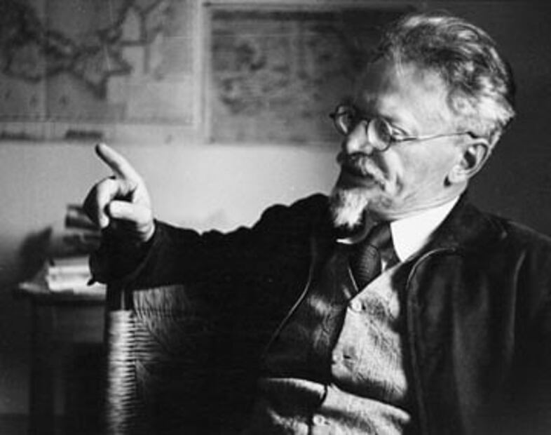 Cuando León Trotsky se exilió en México