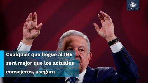 Es legal y moralmente válido que próxima presidenta del INE simpatice con Morena: AMLO