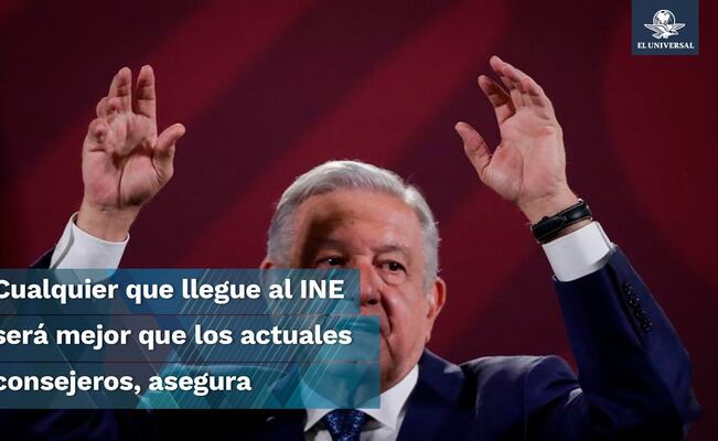 Es legal y moralmente válido que próxima presidenta del INE simpatice con Morena: AMLO