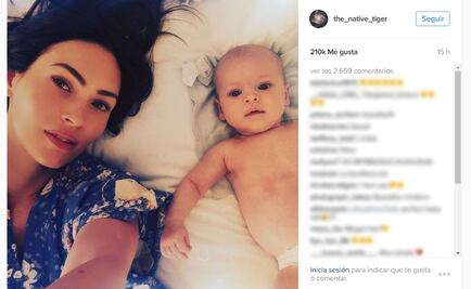 Megan Fox comparte la primera foto con su hijo