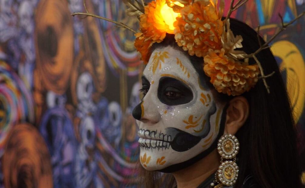 La Catrina en Trajinera sigue la historia de los personajes  Frida Kalavera y Hueso Rivera. Foto: Edwin Hernández / EL UNIVERSAL 