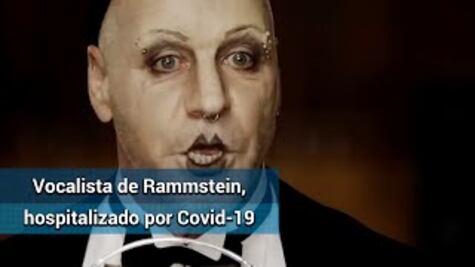 Vocalista de Rammstein, hospitalizado por coronavirus