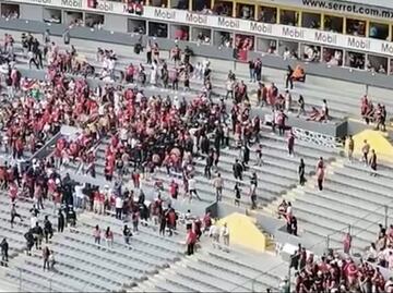 Violencia en el Estadio Jalisco previo y durante al Atlas vs Chivas