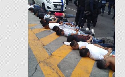 Persecución, balacera, dos muertos y 23 detenidos en avenida Tláhuac