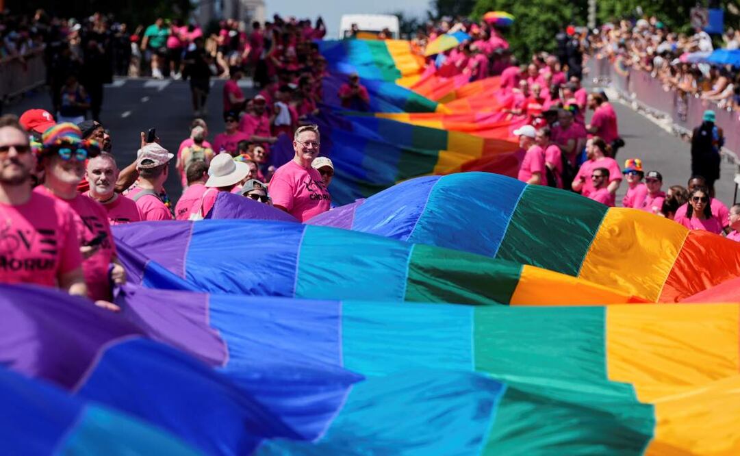 Marcha del Orgullo en Washington. (07/06/25) Foto: AP