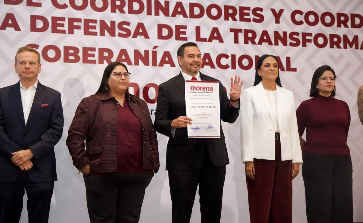 Morena designa a Cruz Pérez Cuéllar como coordinador en Chihuahua. Foto: Hugo Salvador/ EL UNIVERSAL