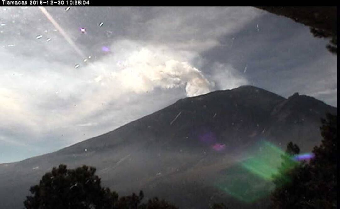 Popocatépetl volcano registers 9 long-period earthquakes 