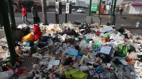 Se acumulan toneladas de basura en el Centro Histórico