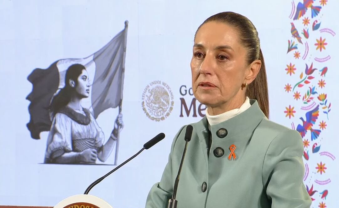 La presidenta Claudia Sheinbaum en su conferencia matutina del 25 de noviembre. Foto: Especial