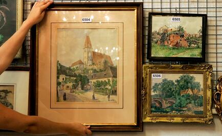 Evitan comprar acuarelas de Hitler en subasta por autenticidad dudosa