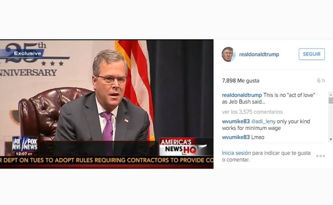 Foto: Instagram realdonaldtrump