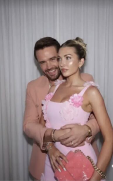 Kate Cassidy y Liam Payne en una imágen elaborada con Inteligencia Artificial. Foto:  Vía TikTok.