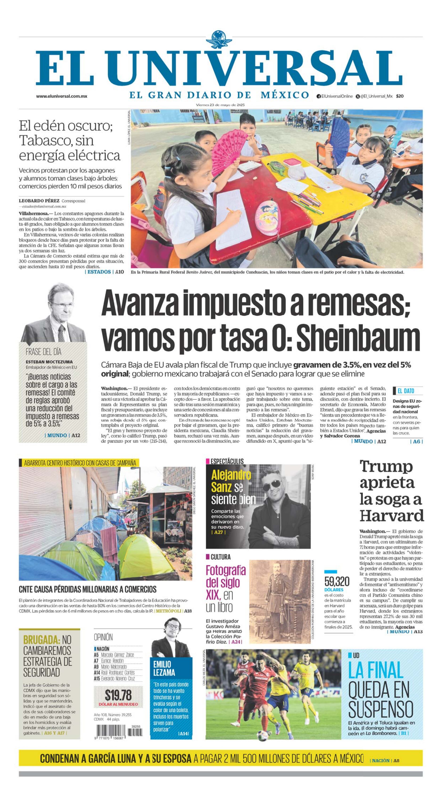 Portada impresa