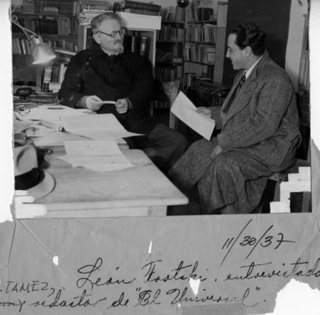 Cuando León Trotsky se exilió en México