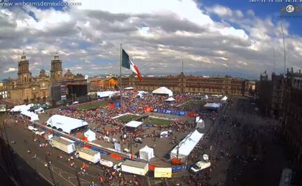 Damnificados por sismo del 19-S marchan al Zócalo