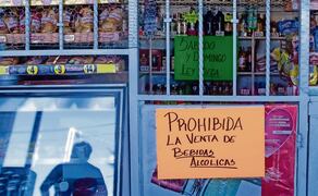 Prohibida la venta de bebidas alcohólicas. Foto: Graciela López