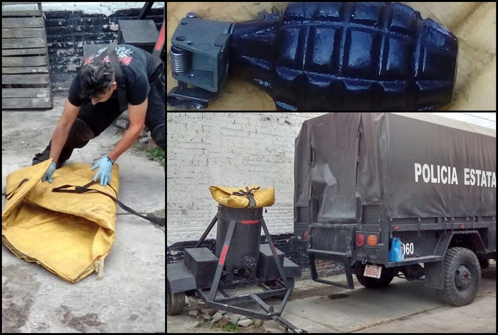 El artefacto explosivo fue localizado en el cruce que conforman las avenidas Amanecer Ranchero  y Paloma Negra. Foto: Especial