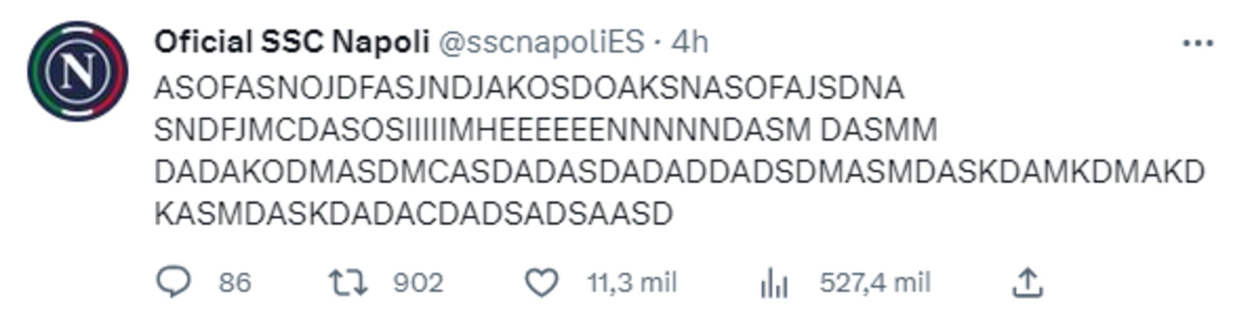 La respuesta en redes sociales tras el título de Napoli