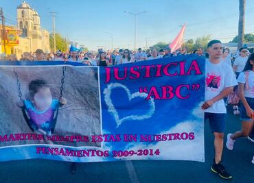 “ABC nunca más”, gritan durante marcha, a 16 años del incendio en la guardería de Sonora; exigen justicia