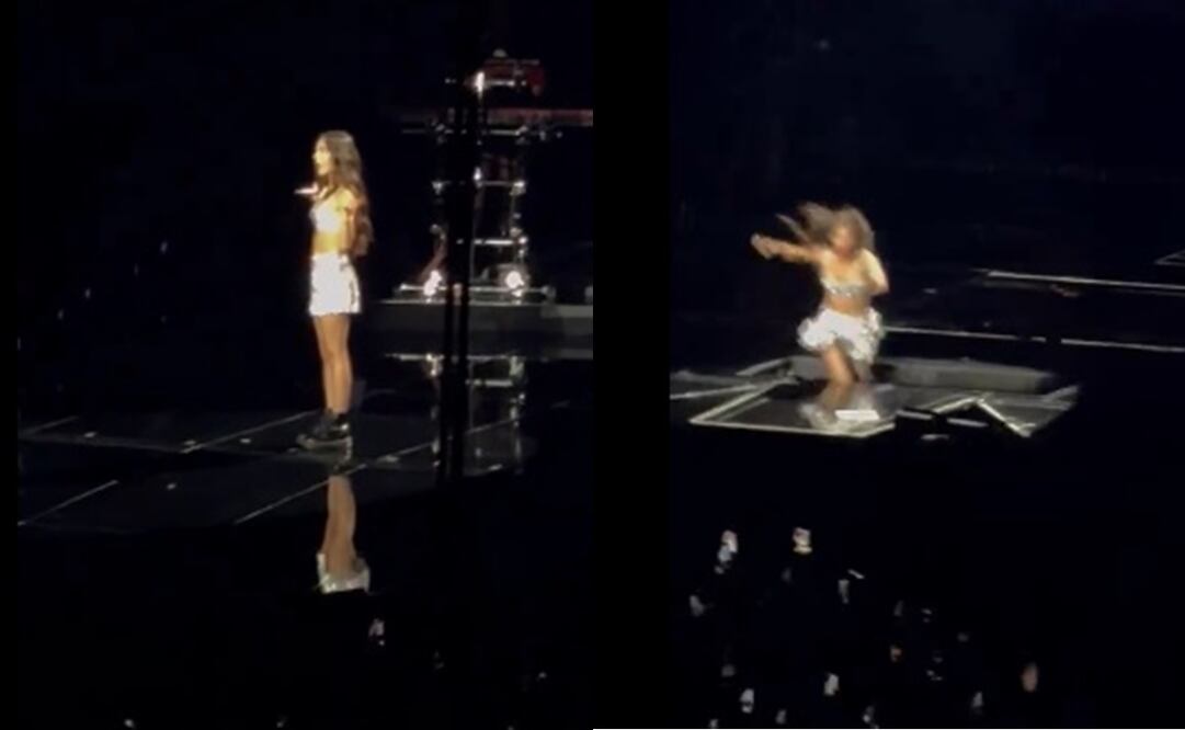 Olivia Rodrigo durante un concierto en Australia. Captura vía X.