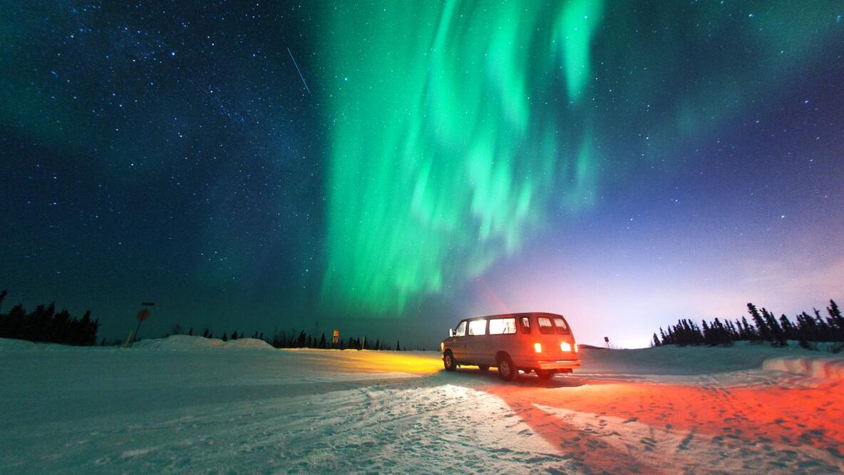 Otoño es la mejor temporada para ver auroras boreales en Alaska. (Foto: Cortesía Visit The Usa)