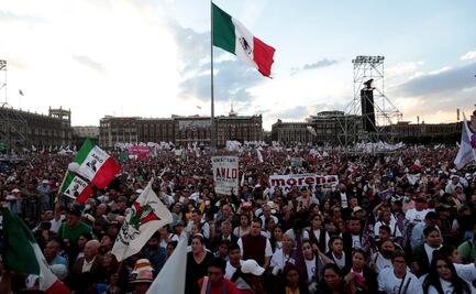 Más de 11.5 mdp costó el mitin de AMLO en el Zócalo para conmemorar la Expropiación Petrolera