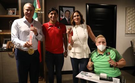Gobernador de Sinaloa reconoce económicamente a medallistas paralímpicos en Tokio 2020