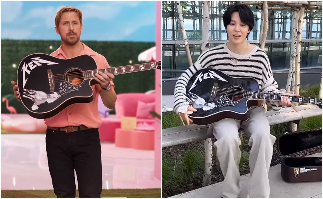 Jimin de BTS envía mensaje a Ryan Gosling por el especial regalo que “Ken” le dio. Fotos: Instagram @barbiethemovie